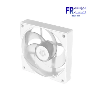 ID-COOLING AS-120-ARGB-WR 120mm 2000 RPM 53 CFM 4 Pin PWM ARGB Reverse Blade White Case Fan - Image 3