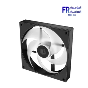 ⁦ID-COOLING AS-140-ARGB-K 140mm 1800 RPM 72.2 CFM 4 Pin PWM ARGB Black Case Fan⁩ - الصورة ⁦5⁩