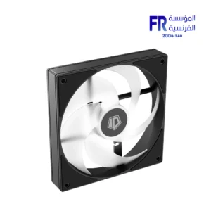 ⁦ID-COOLING AS-140-ARGB-K 140mm 1800 RPM 72.2 CFM 4 Pin PWM ARGB Black Case Fan⁩ - الصورة ⁦4⁩