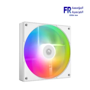 Alternative view of ID-COOLING AS-140-ARGB-W 140mm 1800 RPM 72.2 CFM 4 Pin PWM ARGB White Case Fan