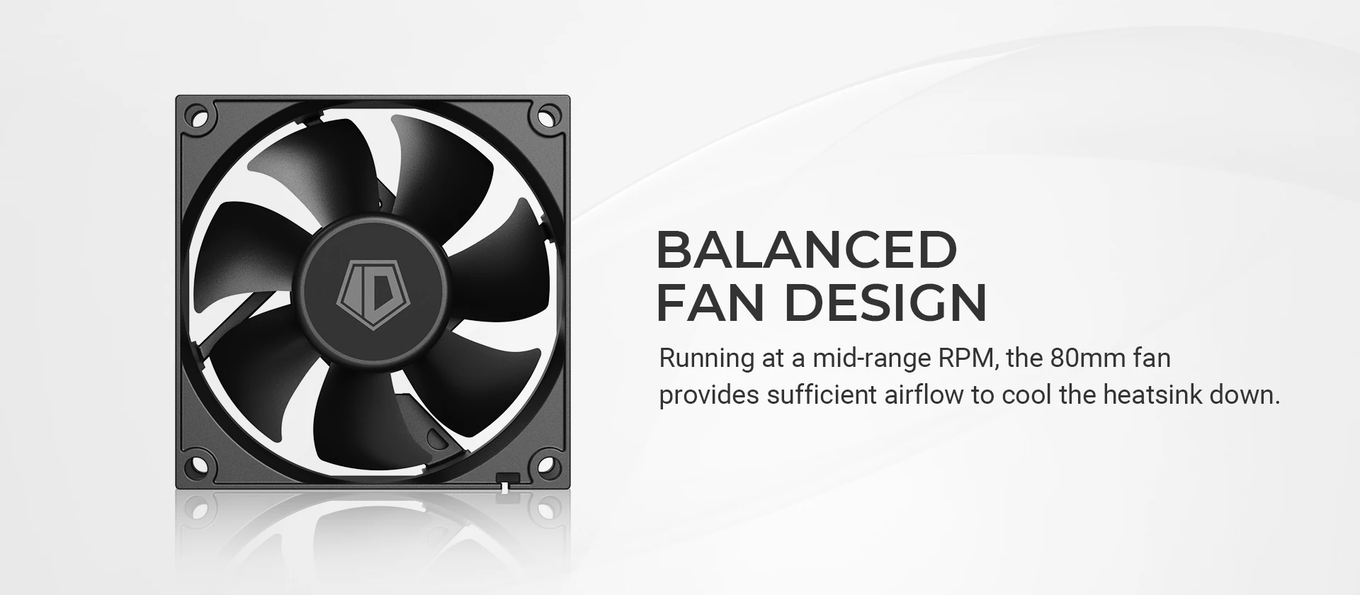 ID-COOLING SE-802-SD V3 compact air CPU cooler with 80mm fan