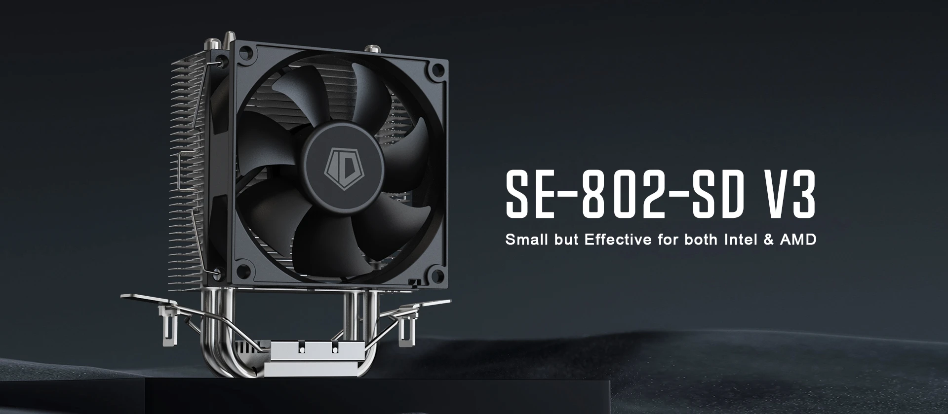 ID-COOLING SE-802-SD V3 aluminum fin stack and build quality detail