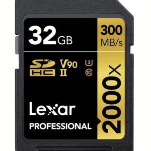 Lexar Professional 2000x 32GB SDHC UHS-II memory card