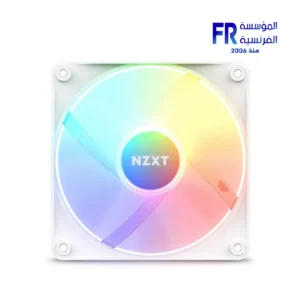 NZXT F120 RGB Core 120mm white RGB case fan with fluid dynamic bearing and 1800 RPM rated speed