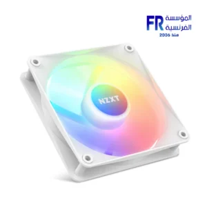 NZXT F120 RGB Core 120mm white RGB case fan with fluid dynamic bearing and 1800 RPM rated speed
