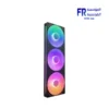 NZXT F360 RGB Core 360mm black RGB cooling fan unit with three fans in a single frame
