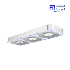 NZXT F360X 360mm white RGB cooling fan unit with three fans