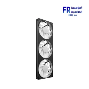 NZXT F420 RGB Core 420mm black RGB cooling fan unit with three fans in a single frame