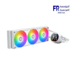 Xigmatek LK Pro 360 Digital Arctic White 360mm CPU cooler radiator and fans