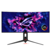 ASUS ROG Swift OLED PG34WCDN 34-inch curved QD-OLED 360Hz gaming monitor, front view