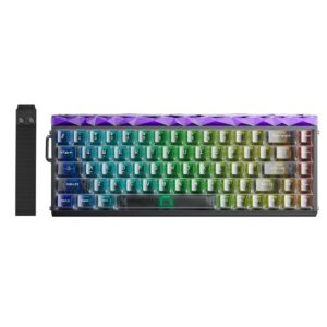 AULA HERO68 HE Jade King magnetic keyboard with translucent black chassis