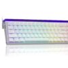 AULA HERO68 HE 8K magnetic gaming keyboard in White Contour finish with RGB lighting