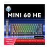 AULA MINI60 HE MAX Black Contour keyboard with Spiritcloud magnetic switches