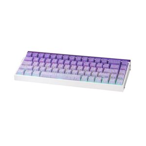 AULA HERO68 HE Dragon King magnetic keyboard in purple and white gradient