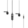 BOYA BY-M1DM dual lavalier microphone kit.