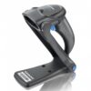 Datalogic QuickScan Lite QW2100 handheld 1D barcode scanner with stand; verify interface and package configuration.