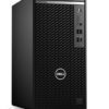 Dell OptiPlex 5090 black tower desktop chassis front three-quarter view for the Core i7-11700 4GB RAM 1TB storage configuration