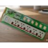 Generic four-outlet electrical power strip with a 2-metre cable; confirm socket type and electrical rating against the physical product