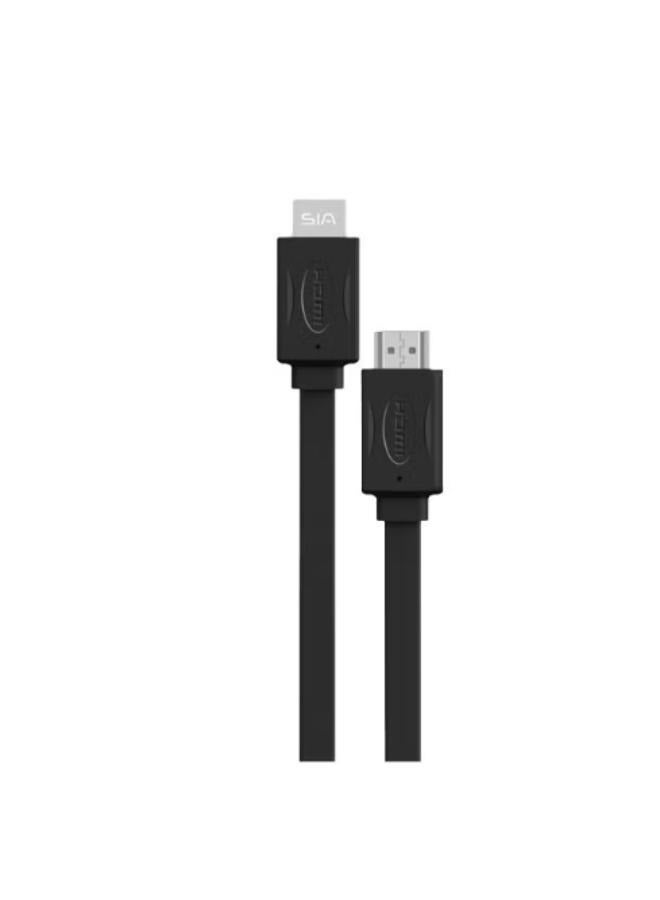 Flat-profile HDMI-to-HDMI cable, 1.5 metres, representative generic product image; the exact HDMI version is not confirmed