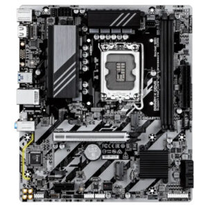 GIGABYTE B860M K GEN5 motherboard, top-down product view