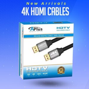 Alternate view of a black 10 metre HDMI cable; exact model and shielding specification are not confirmed.