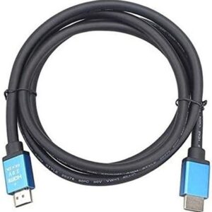 Detail view of a black HDMI cable listed at 1.5 metres