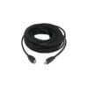 Black HDMI cable listed at 20 metres for compatible displays.