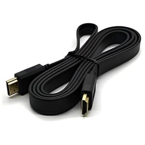 Detail view of a black HDMI cable listed at 3 metres