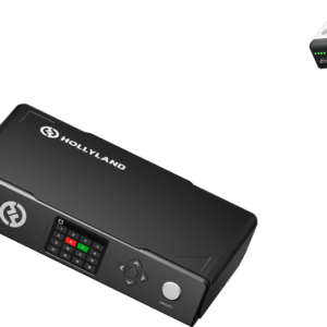 Hollyland Wireless Tally System base station with numbered channel controls and detachable wireless tally light