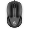 HP Wired Mouse 1000 black USB wired mouse, 1200 DPI, official model family image.