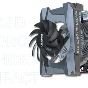INNO3D GeForce RTX 4060 COMPACT 8GB single-fan graphics card