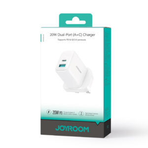 Joyroom JR-TCF21 20W dual-port charger retail packaging