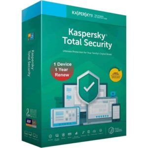 Kaspersky Total Security one device one year license product box