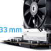 KLEVV FIT V 16GB DDR5 6400MHz CL30 Ceramic White desktop memory module, product code 4895194969068