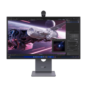Lenovo Yoga Pro 27UD-10 26.5-inch 4K UHD QD-OLED professional monitor with integrated camera