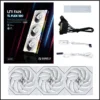 LIAN LI UNI FAN TL FLEX 120 white three-fan pack with LED FLEX receiver and included L-Wireless controller