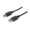 Manhattan USB 2.0 Type-B device cable, 3 metres, USB-A male to USB-B male