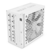 NZXT C850 Gold ATX 3.1 White 850W fully modular power supply, connector panel and vented side