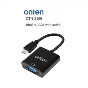 ONTEN HDMI to VGA converter adapter for connecting an HDMI source to a VGA display