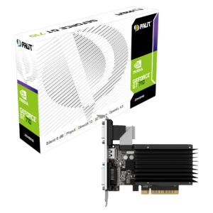 Palit GeForce GT 710 2GB DDR3 graphics card with passive cooling