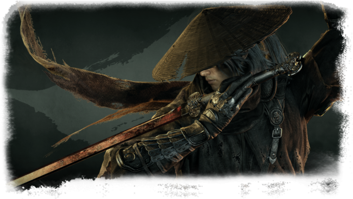 Official Phantom Blade Zero character artwork from the game's PC requirements announcement