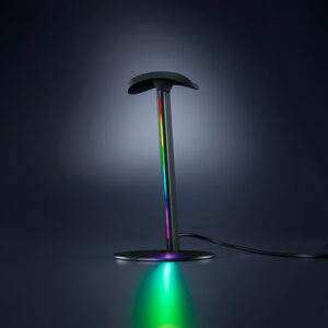 Razer Base Station V3 Chroma black gaming headset stand with 12-zone RGB lighting