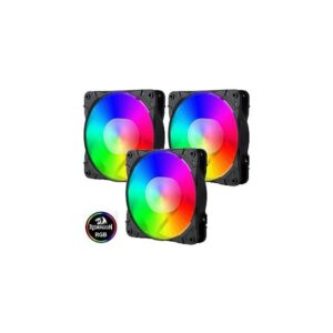 Detail view of the Redragon GC-F007 RGB fan kit.