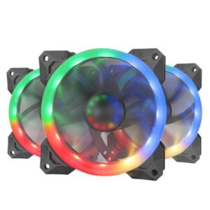 Detail view of the Redragon GC-F008 RGB fan kit.
