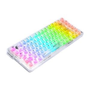 Redragon K649 3Modes PRO 75 crystal-clear mechanical gaming keyboard, angled product view