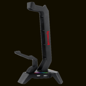 Redragon Scepter Elite HA311 RGB headset stand with USB ports and mouse bungee
