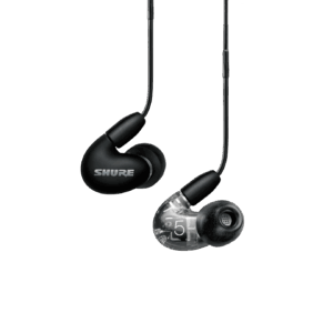 Shure AONIC 5 sound-isolating earphones with three balanced-armature drivers