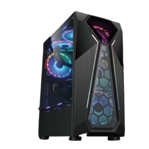 Techno Zone C240 RGB gaming computer case, product image sourced from Games2Egypt