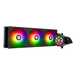 Thermalright Aqua Elite 360 ARGB Black V6 all-in-one liquid CPU cooler with three ARGB radiator fans