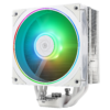 Thermalright Assassin Spirit 120 EVO WHITE ARGB single-tower CPU air cooler with white heatsink and ARGB fan